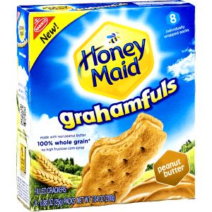 1 Package Grahamfuls, Peanut Butter