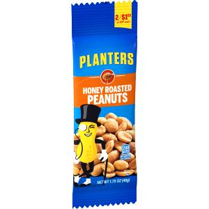 1 Package Peanuts, Honey Roasted