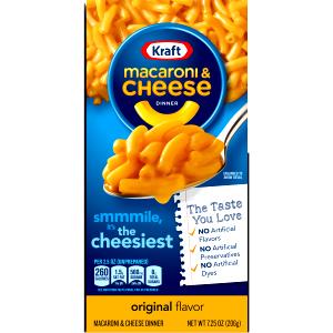 1 Package Prepared Macaroni or Noodles with Cheese (Dry Mix)