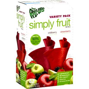 1 package Simply Fruit Fruit Roll-Ups