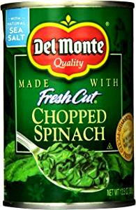 1 Package Spinach, Frozen, No Salt