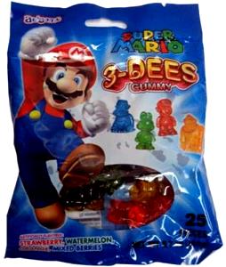 1 package Super Mario 3-Dees Gummies