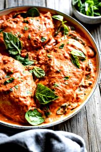 1 package Tomato Basil Chicken with Spinach