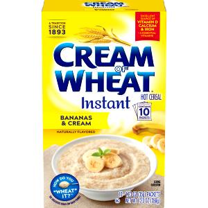 1 Packet (1 Oz), Dry, Yields Instant Cream Of Wheat (Fat Added in Cooking)