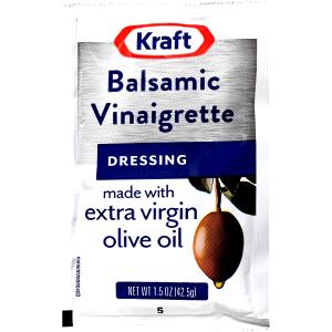 1 packet (1.5 oz) Balsamic Vinaigrette Dressing