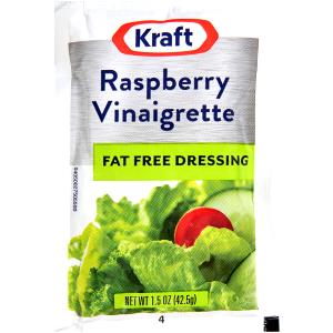 1 packet (2 oz) Fat Free Raspberry Vinaigrette Dressing