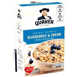 1 packet (30 g) Instant Oatmeal - Blueberries & Cream