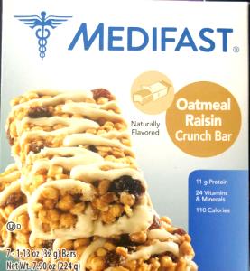 1 packet (32 g) Oatmeal Raisin Crunch Meal Bar