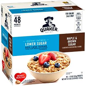 1 packet (34 g) Instant Oatmeal - Lower Sugar Maple & Brown Sugar