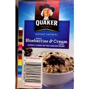 1 packet (35 g) Instant Oatmeal - Blueberries & Cream