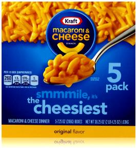 1 packet (36 g) Cheese Steak Flavored Macaroni