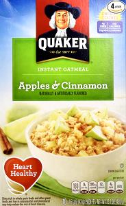 1 packet (37 g) Oatmeal w/ Apples and Cinnamon