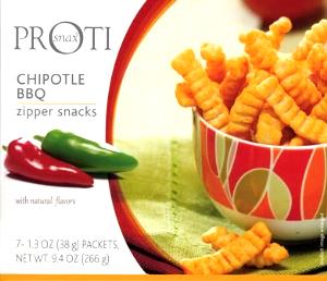 1 packet (38 g) Proti Snax Barbeque Zipper Snacks