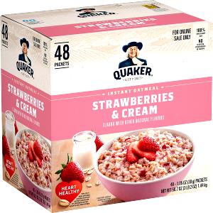 1 packet (42 g) Strawberry Oatmeal