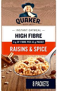 1 packet (43 g) Raisins & Spice Instant Oatmeal