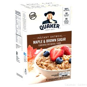 1 packet (43 g) Real Maple & Brown Sugar Instant Oatmeal