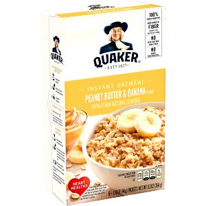 1 packet (44 g) Instant Oatmeal - Peanut Butter & Banana