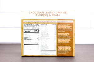 1 packet (50 g) Chocolate Salted Caramel Pudding & Shake