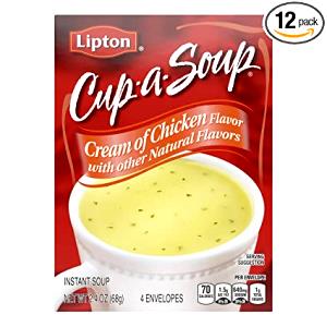 1 Packet (6 Fl Oz Prepared) Cream Of Chicken Soup (with Equal Volume Water, Dehydrated)