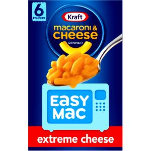 1 packet (61 g) Easy Mac Extreme Cheese Microwave Packets