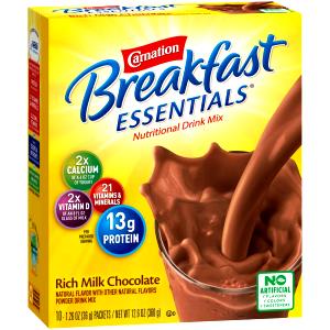 1 Packet Dry Mix With 6 Fl Oz Water Cocoa with Nonfat Dry Milk and Low Calorie Sweetener (Water Added)