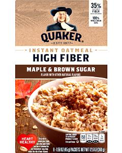 1 Packet High Fiber - Maple & Brown Sugar Oatmeal