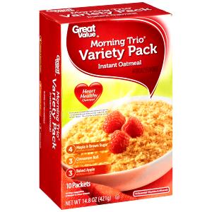 1 packet Morning Trio Instant Oatmeal