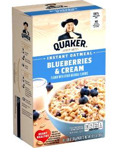 1 Packet Oatmeal, Instant, Berry Blue