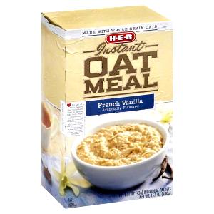 1 Packet Oatmeal, Instant, French Vanilla