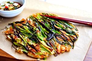 1 pancake (100 g) Scallion Pancakes (Pa Jeon)