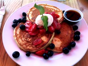 1 Pancake (8" Dia) Pancakes with Fruit