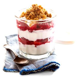 1 parfait Greek Yogurt with Strawberries & Granola