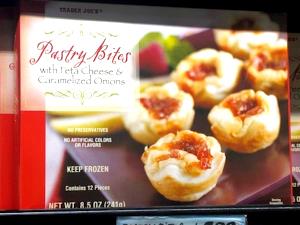 1 pastry bite (20 g) Feta Cheese & Caramelized Onions Puff Pastry Bites