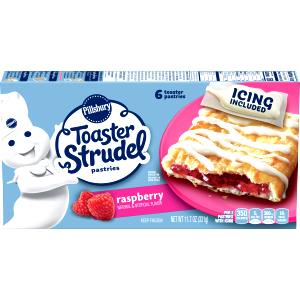 1 pastry with icing (54 g) Toaster Strudel - Raspberry