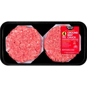 1 pattie (112 g) Ground Beef Chuck Patties