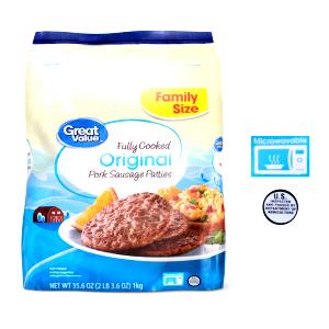 1 pattie (50 g) Pork Sausage Pattie