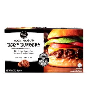 1 patty (110 g) Black Angus Beef Burgers