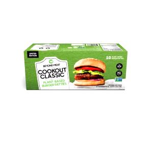 1 patty (113 g) Cookout Classic Plant-Based Burger Patties