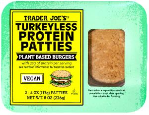 1 patty (113 g) Turkeyless Protein Patties