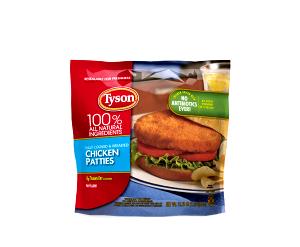 1 patty (114 g) Breaded Chicken Patties