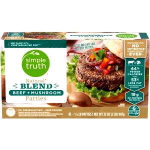 1 patty (151 g) Natural Blend Beef & Mushroom Patties