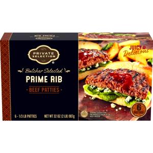 1 patty (151 g) Prime Rib Seasoned Patties