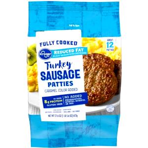 1 patty (1.8 oz) Reduced Fat Turkey Sausage Patties