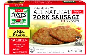 1 patty (33 g) Golden Brown All Natural Fully Cooked Sausage