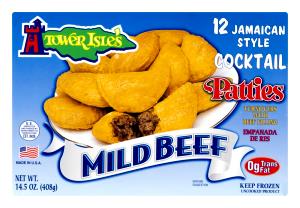 1 patty (34 g) Jamaican Style Mild Beef Cocktail Patties