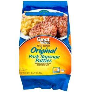 1 patty (50 g) Spicy Pork Sausage Patty