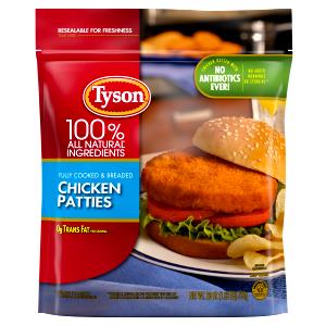 1 patty (76 g) Chicken Breast Patties