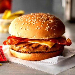 1 Patty Flame Grilled Chicken, Vegan