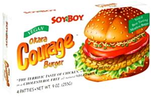 1 Patty Okara Courage Burger, Vegan