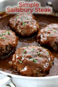 1 patty Salisbury Steak